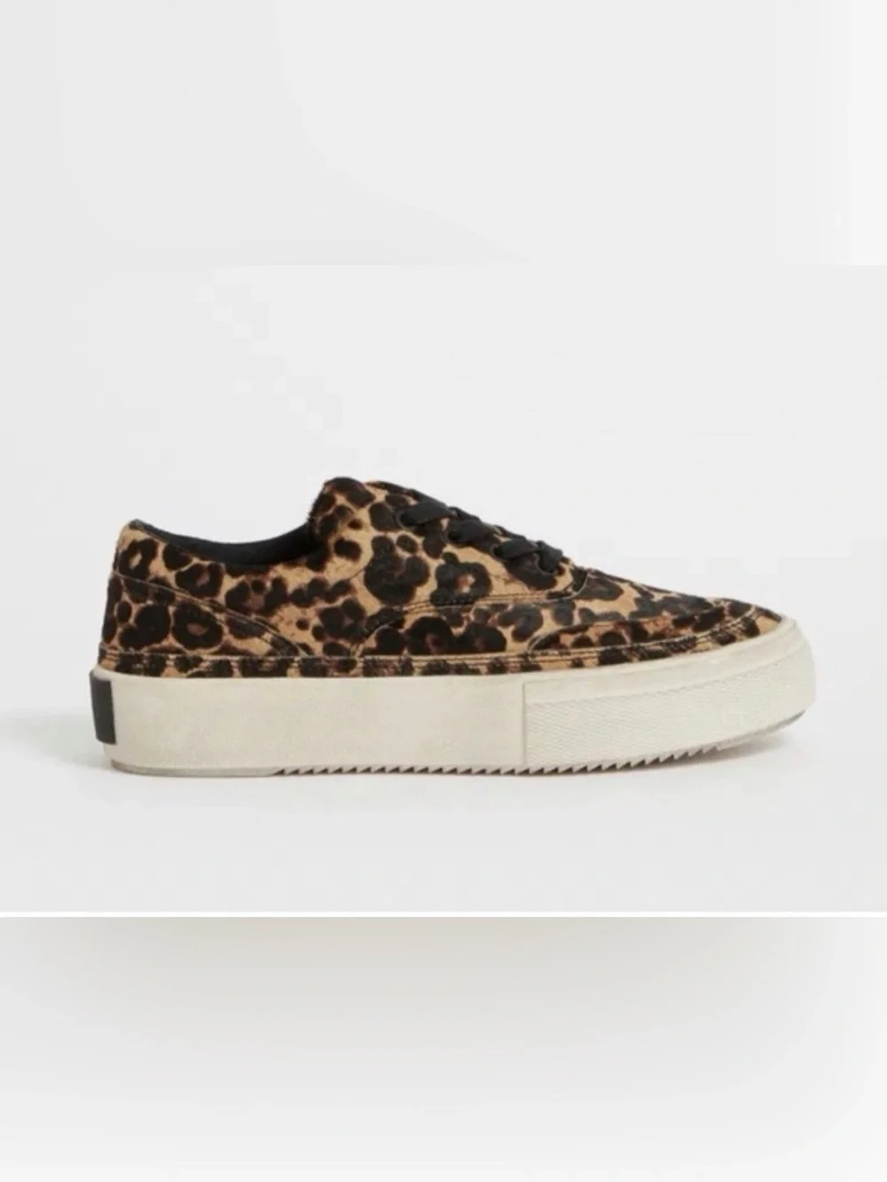 All Saints Leopard-Print Classic Platform Sneaker casual cool girl elevated 90’s